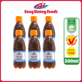 6 Chai Mắm Nêm Pha Sẵn Sông Hương Foods Chai 300ml - Chấm gỏi cuốn, bún , thịt luộc , tốt tiêu hóa