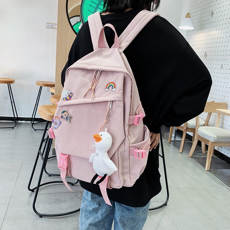 Balo Yadou nylon cỡ lớn nhiều ngăn thời trang (không có mặt treo)