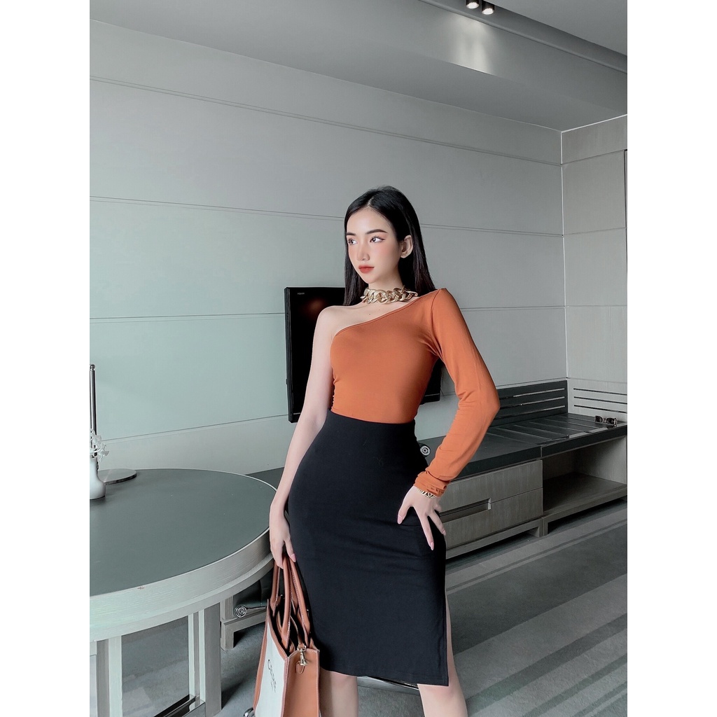 Chân váy thun ôm xẻ Yoona 305