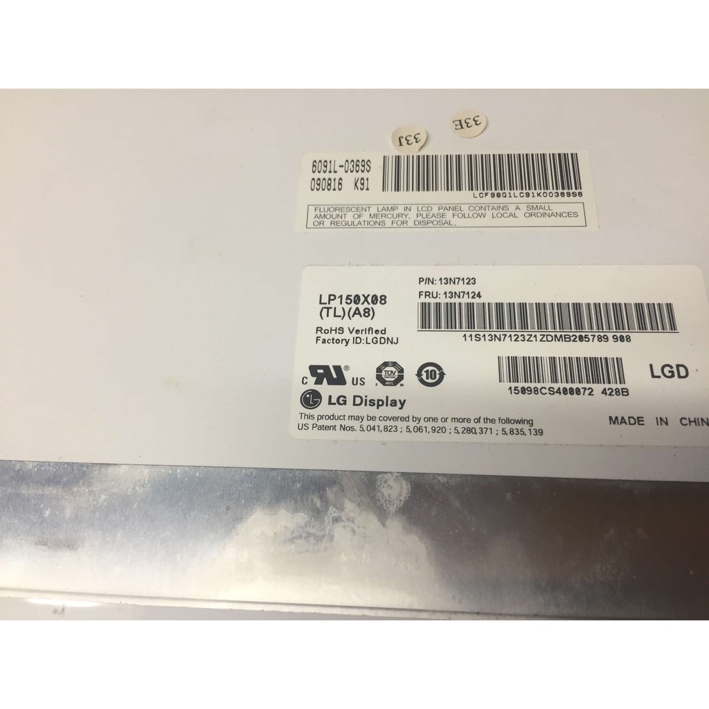 Màn hình LCD Laptop Chạy Đèn cao áp 14 -15 in VUÔNG 30 Pin