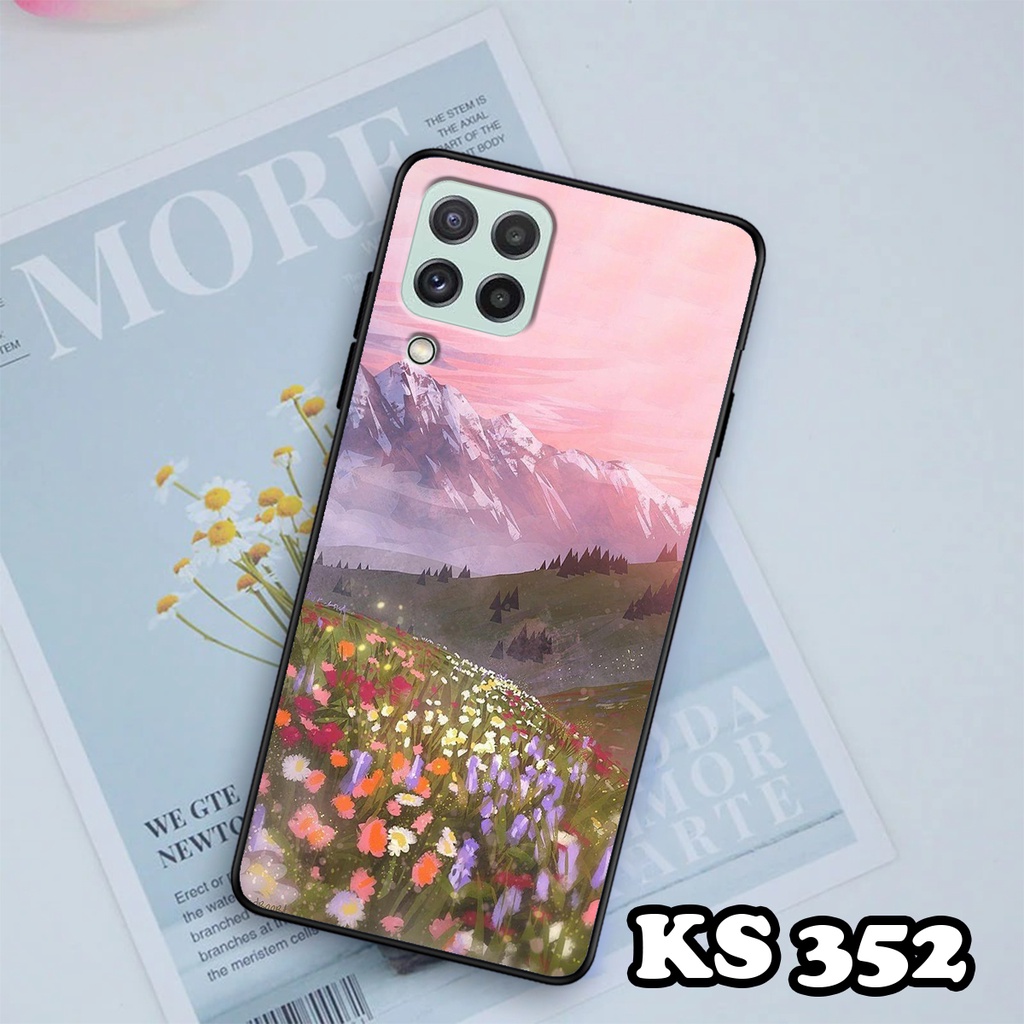 Ốp lưng Samsung M32 4G - Samsung M33 - Ốp in hình Cánh đồng hoa - Chất liệu TPU siêu bền