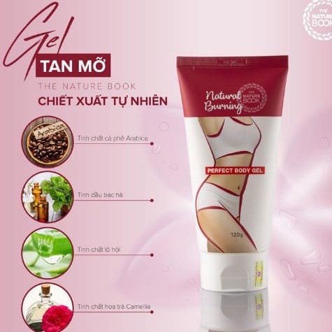 [CHÍNH HÃNG THE NATURE BOOK] GEL TAN MỠ GIẢM CÂN THE NATURE BOOK - GEL TAN MỠ BURNING PERFECT BODY GEL