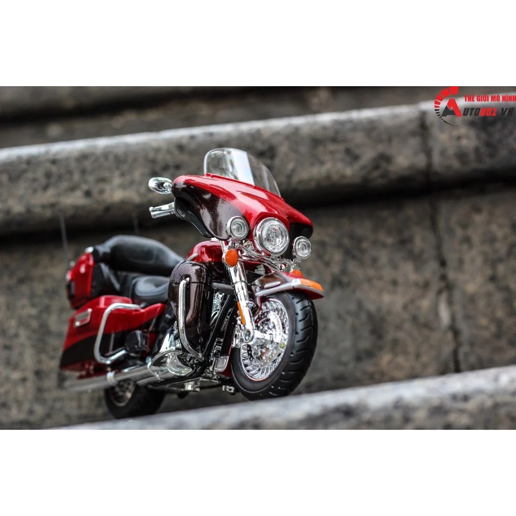 MÔ HÌNH XE HARLEY DAVIDSON FLHTK ELECTRA GLIDE ULTRA LIMITED RED 2013 1:12 MAISTO  5803