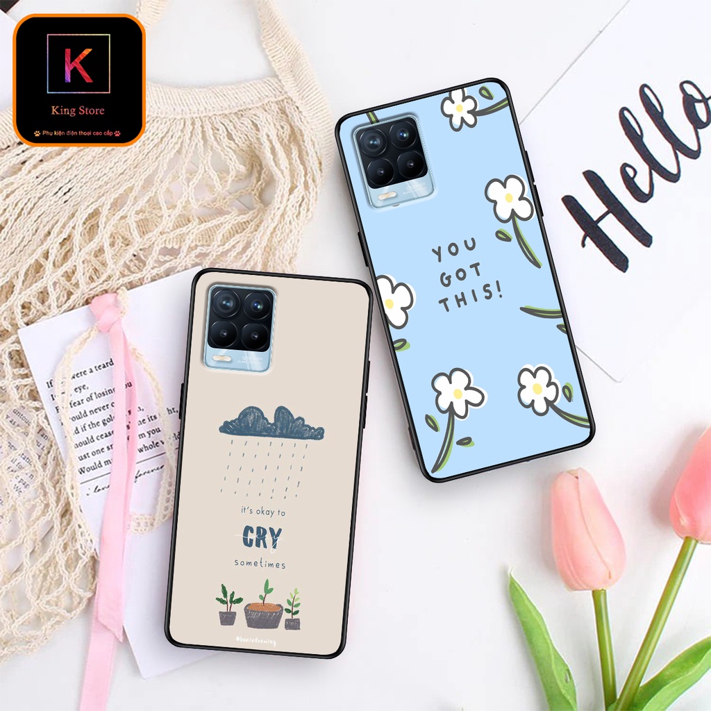 Ốp lưng Oppo Realme 8 - Realme 8 Pro - Ốp Oppo in hình BlueSky - Chất liệu TPU chống sốc bảo vệ lưng máy
