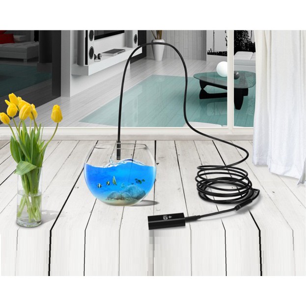 Camera nội soi dây cáp cứng định hình dài 1m phát Wifi chuẩn HD720p