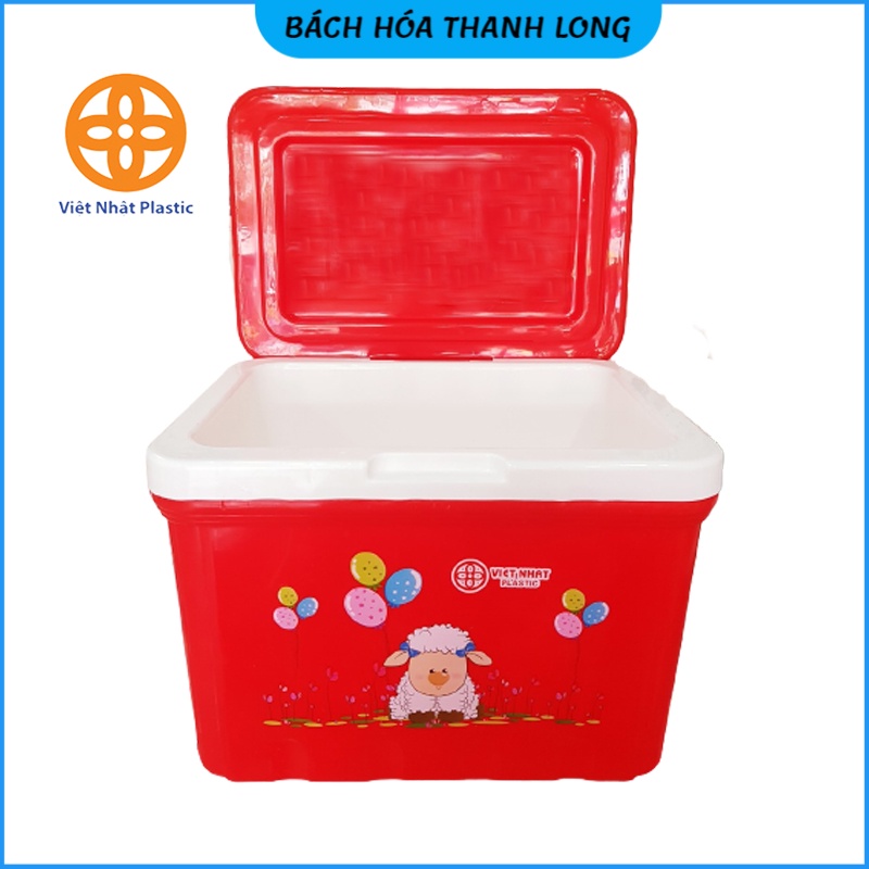 Thùng đá giữ nhiệt 2 lớp nhựa Việt Nhật-Thùng đựng đá 24l giữ lạnh lâu (3974)