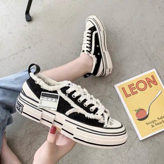 Giày sneaker style rách cao 3,5-4cm HOT NHẤT 2020 [ bản đế gỗ]