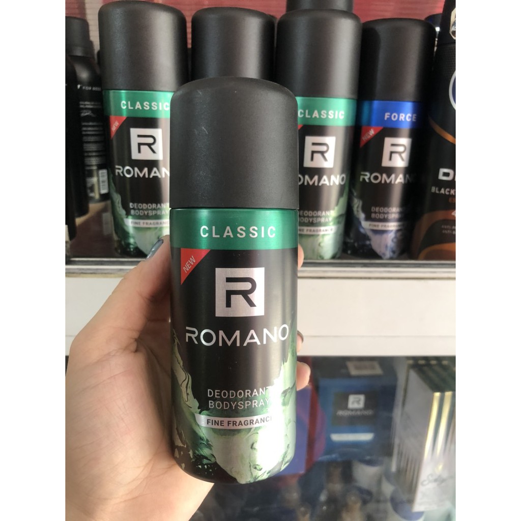 Xịt Toàn Thân ROMANO Clacsis 150ml