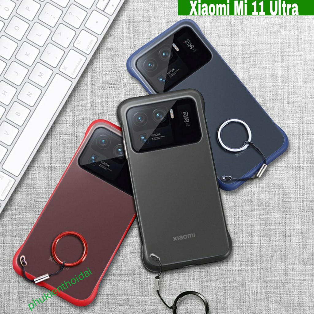 Ốp lưng Xiaomi Mi 11 Ultra / Mi 11 Pro / Xiaomi 12 Pro / Xiaomi 13 Ultra nhám mờ siêu mỏng không bo cạnh