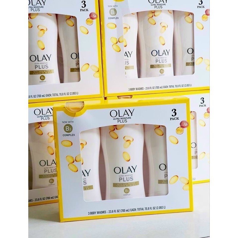 SỮA TẮM OLAY CHIẾT XUẤT TỪ BƠ CỦA MỸ CHAI 700ML
