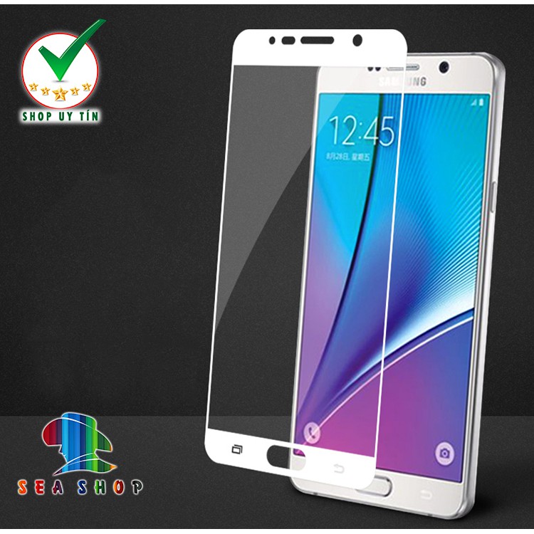 Kính cường lực 21D và 9D cho Samsung Galaxy Note 5 Full màn hình - Cảm ứng mượt mà