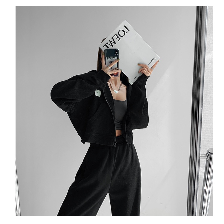 Áo khoác nữ tay dài có nón màu sắc thời trang