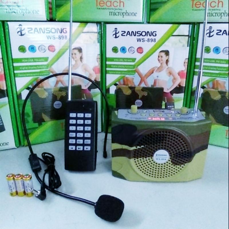 Loa Trợ Giảng, Bẫy Chim ZANSONG SW-898 Có Kết Nối Bluetooth