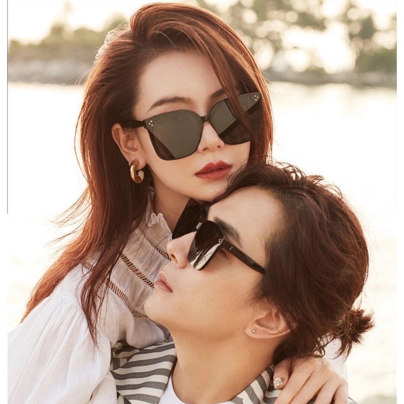 Kính Mát Gọng Vuông Chống Tia UV Thời Trang Hàn Quốc Cho Nữ