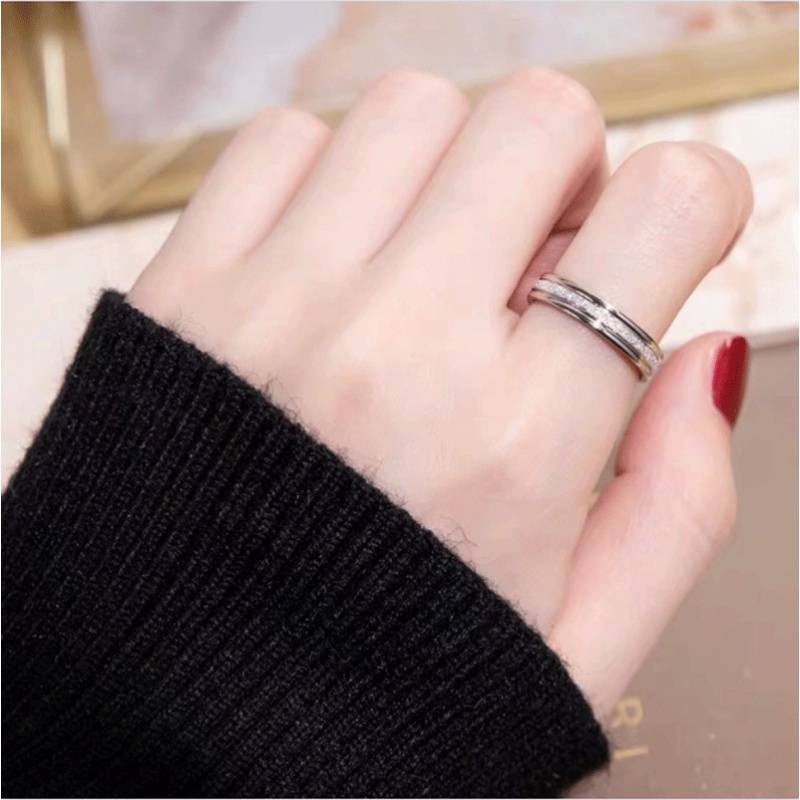 Nhẫn Thời Trang Nam Nữ Bằng Thép Không Gỉ