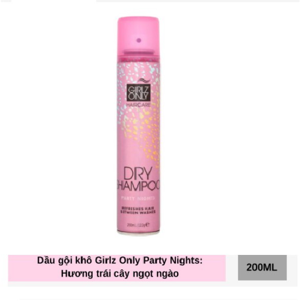 Dầu Gội Khô GIRLZ ONLY 200ml | BigBuy360 - bigbuy360.vn