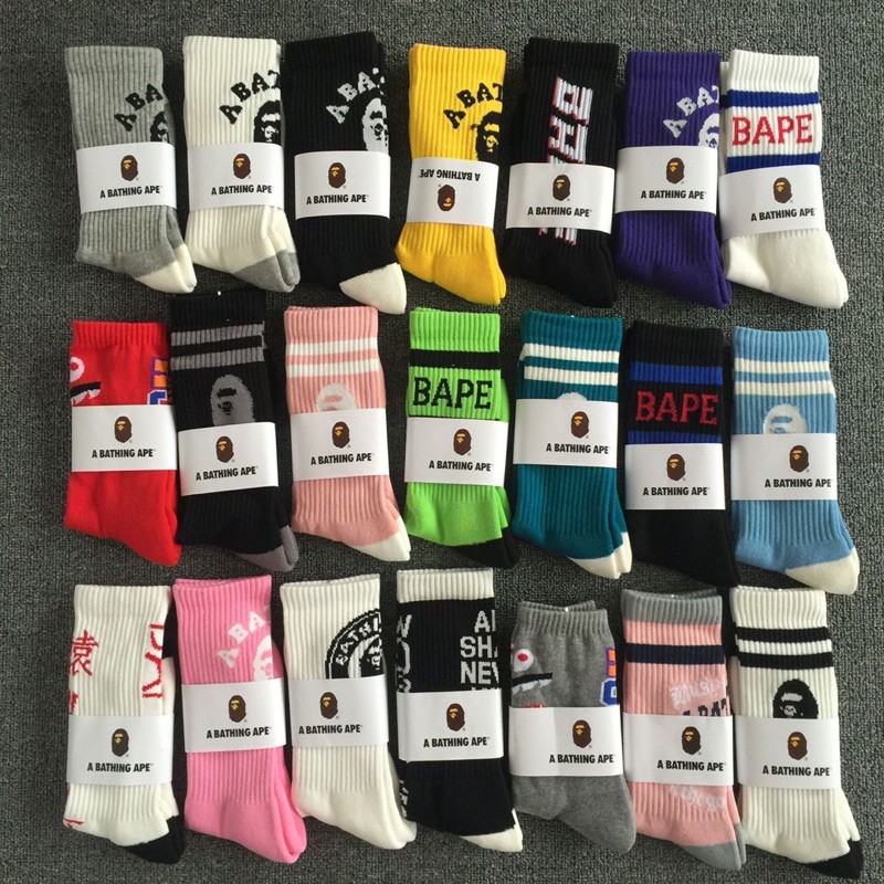 ( Có Sẵn Ảnh Thật ) Vớ Bape Cực Xịn