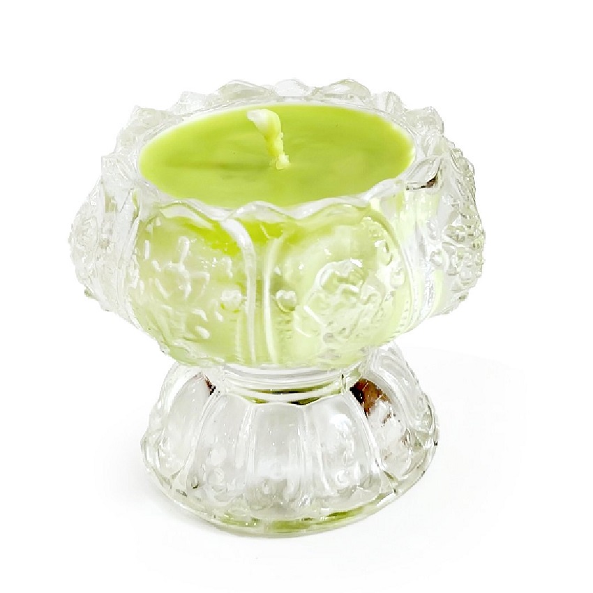 [8 màu] Ly nến thơm hoa sen Miss Candle FTRAMART NQM5647 (Lựa chọn màu)