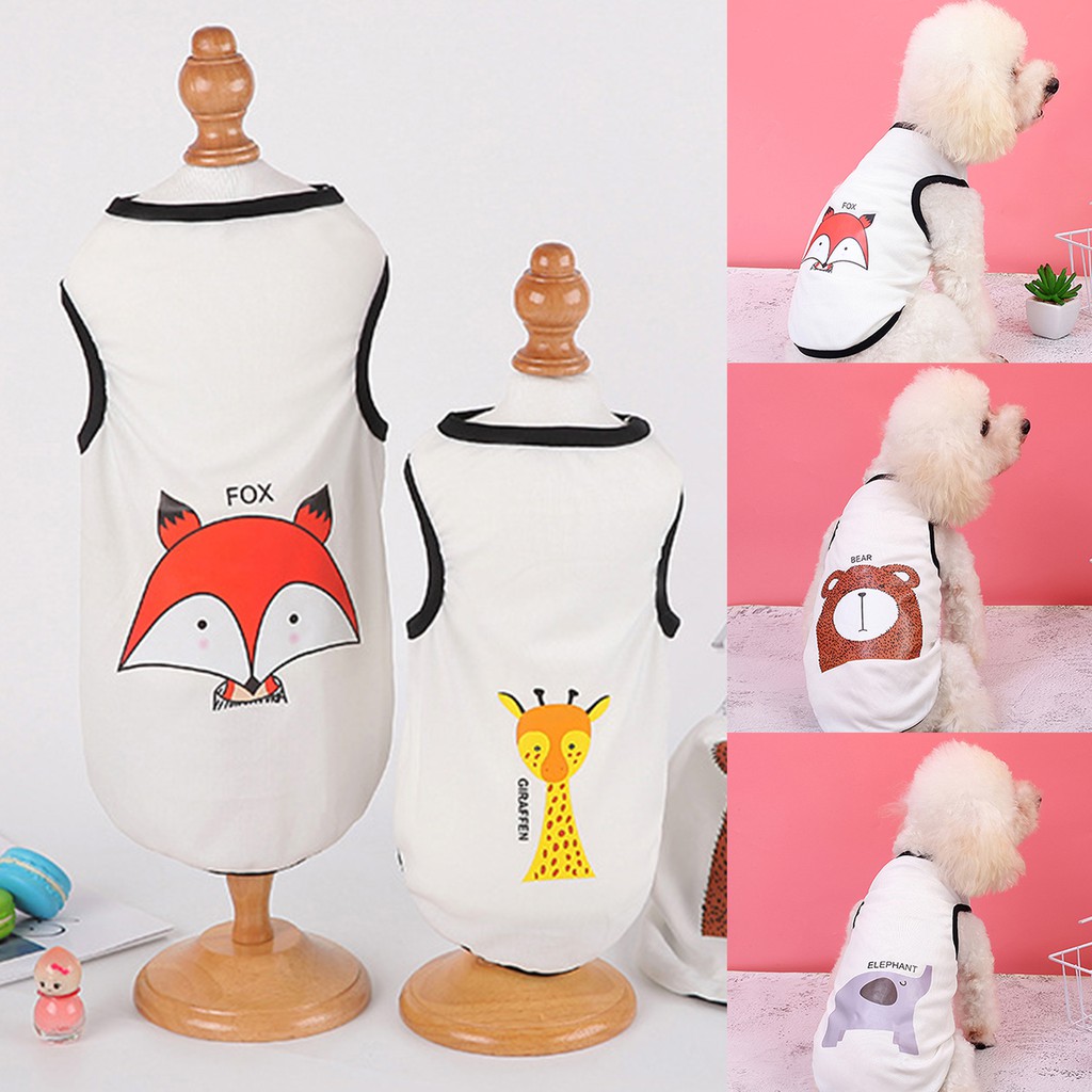 Áo Thun Hoạt Hình Dành Cho Thú Cưng