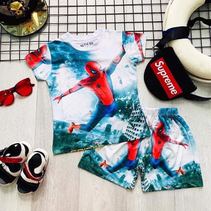 Bộ siêu nhân 3D bé trai