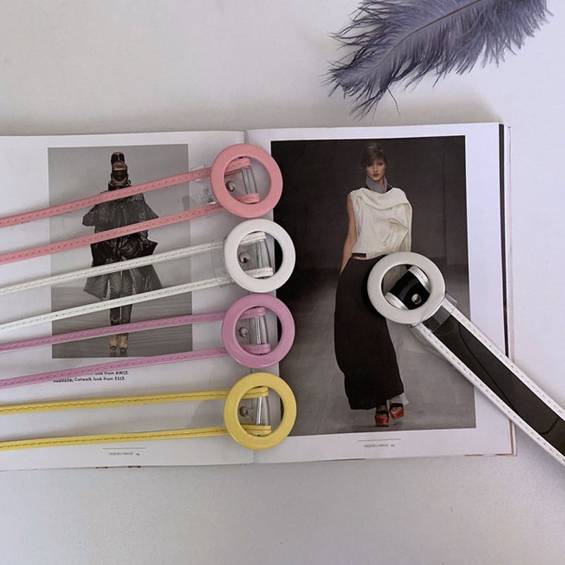 Thắt lưng trong suốt viền mầu dễ thương