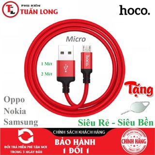 [Bền - Rẻ] Cáp Sạc Nhanh Hoco X14 - Cáp Sạc Micro USB Bọc Dù Sạc Cho Samsung Oppo 1M -2M