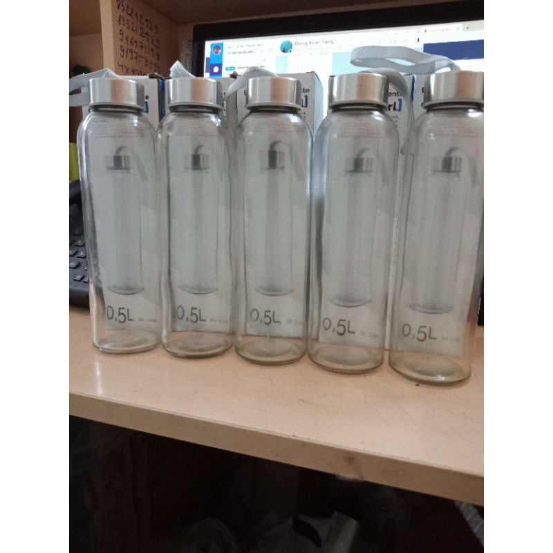 BÌNH THỦY TINH TẶNG TÚI CHỐNG SỐC MYBOTTE | BigBuy360 - bigbuy360.vn