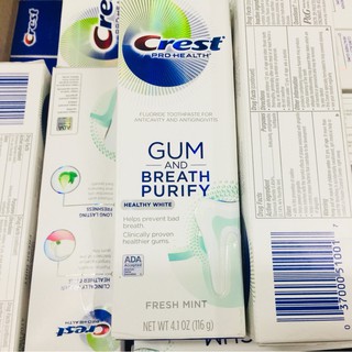 Kem đánh răng Crest Gum Detoxify 116g