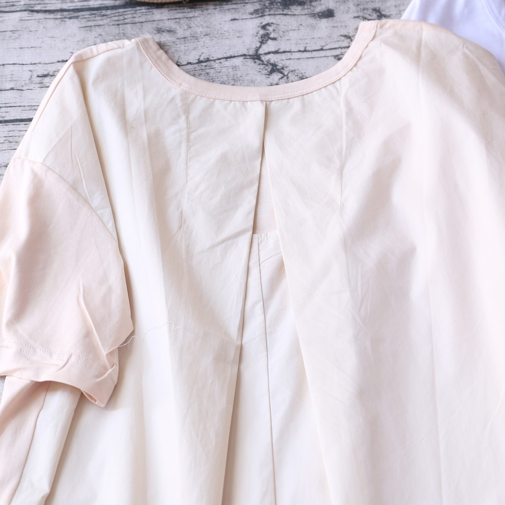 VÁY SUÔNG COTTON VẠT SAU HIGHLOW
