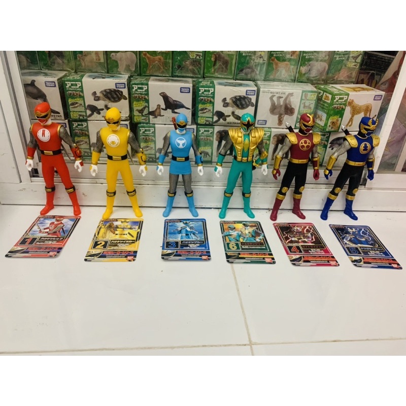Mô hình cao cấp Sofubi Cuồng phong Super Sentai  Ninpuu  Sentai Shurikenger NGUYÊN SET