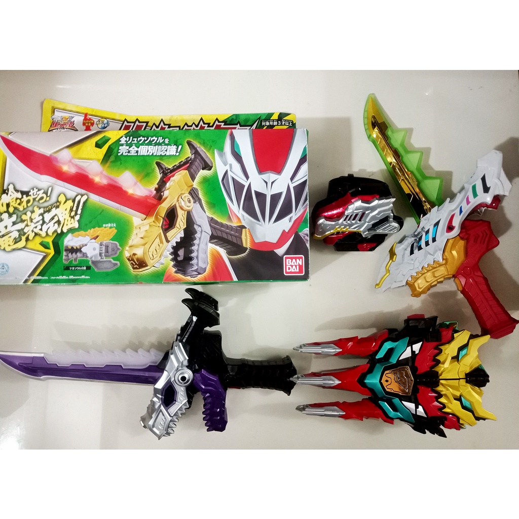 Mô hình Dx Ryusoul Ken & Ryusoul Changer - Sentai Kishiryu Ryusoulger