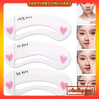 Bộ 3 Dáng Khuôn vẽ tán chân mày Brow dễ dàng sử dụng tiết kiệm thời gian