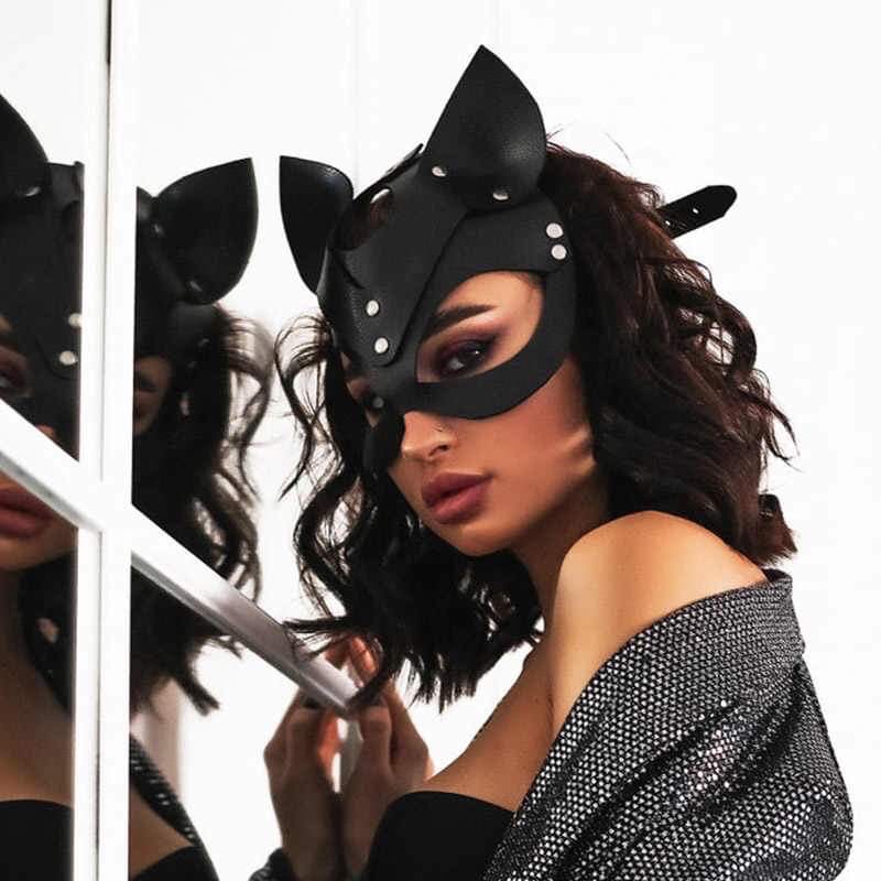 Mặt Nạ Cosplay BDSM Đeo Nửa Mặt Sexy Quyến Rũ