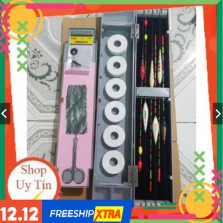 [SALE] combo hộp đựng phao xám câu cá
