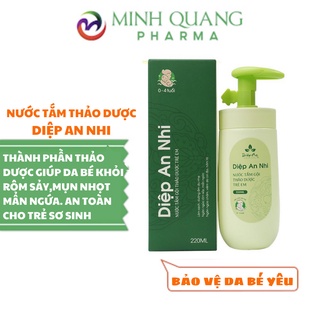 Nước tắm thảo dược trẻ em DIỆP AN NHI hết mẩn ngứa, rôm sảy 250ml