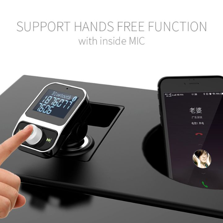 Tẩu nghe nhạc MP3 ô tô Hyundai HY-88: Màn hình LED, Max3.1A, Micro SD, USB định dạng FAT32
