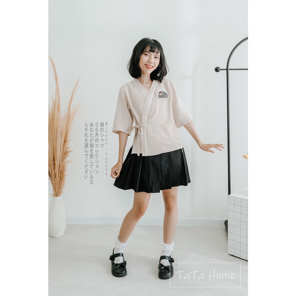 Yukata Mikasa TaTa Home - Áo Mùa Hè Tá Lả Màu