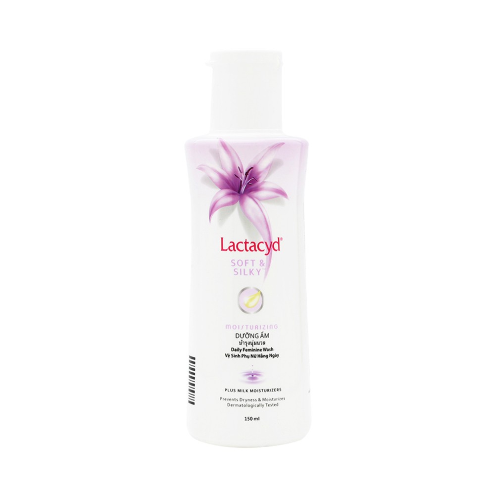 Dung Dịch vệ sinh phụ nữ Lactacyd Soft And Silky 150ml