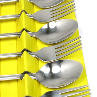 Bộ 6 thìa dĩa inox Sharp