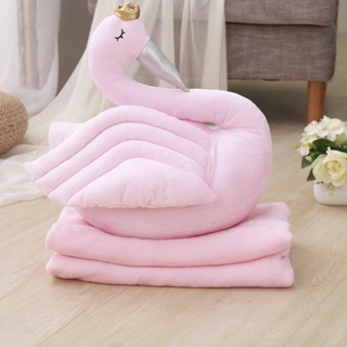 GỐI MỀN 2 TRONG 1 - HỒNG HẠC FLAMINGO