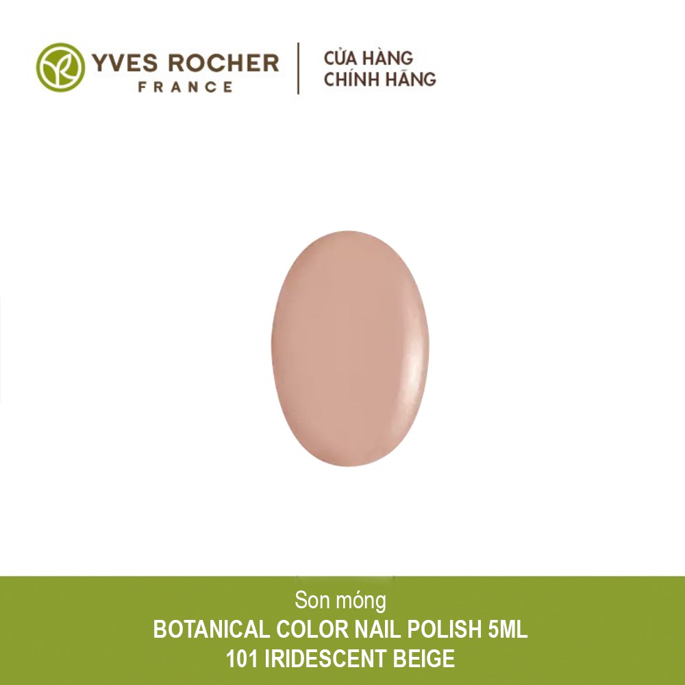 [Mã FMCGMALL giảm 8% đơn từ 250K] Sơn móng Yves Rocher Botanical Color Nail Polish – 101 Magnolia Nacre – 5ml