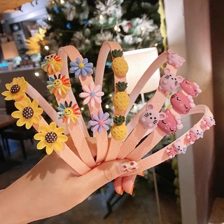 Bờm tóc hàn quốc bé gái hoạ tiết cute ,xược chất liệu nhựa PVC Cao cấp cho bé mái tóc gọn gàng xinh xắn