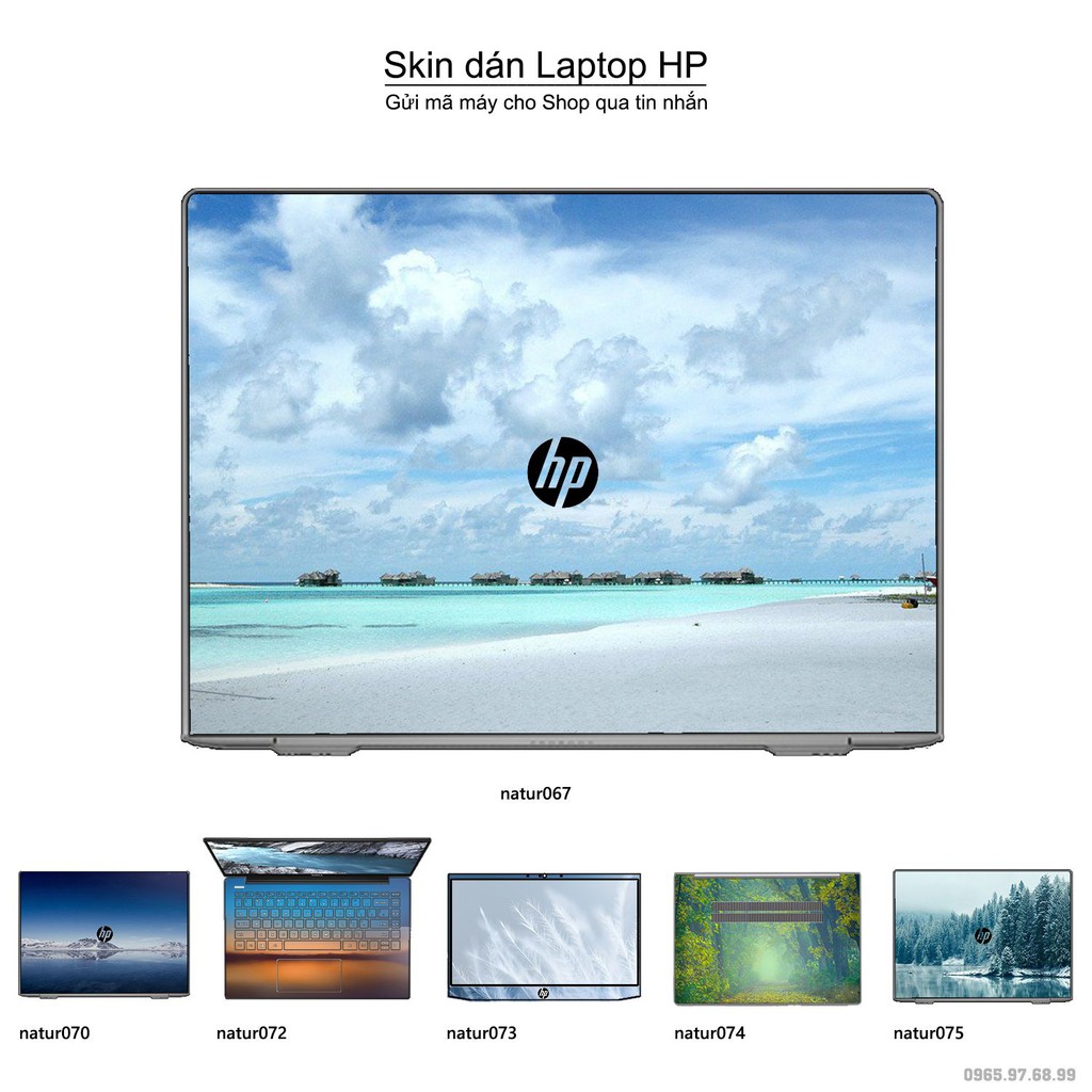 Skin dán Laptop HP in hình thiên nhiên nhiều mẫu 3 (inbox mã máy cho Shop)