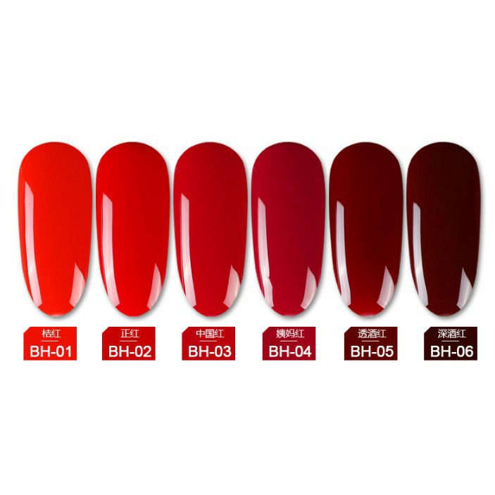 Sơn gel AS đỏ bordeaux red chọn màu lẻ Thiên Di Nail