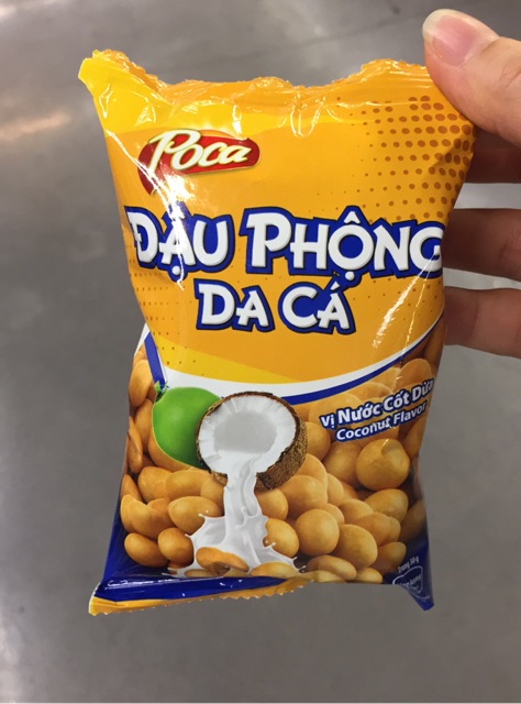 Đậu phộng da cá Poca Nutz vị Phô Mai/ cốt dừa 42g