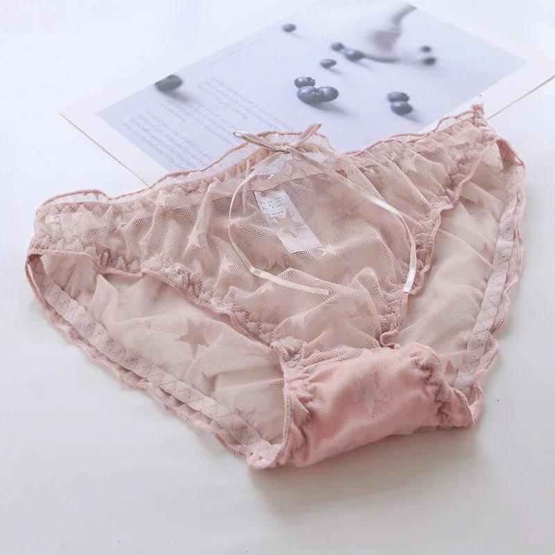 Quần Lót Nữ - Quần Lót Ren nữ hình sao cao cấp xuyên thấu sexy siêu gợi cảm quyến rũ DAN STORE MÃ A300