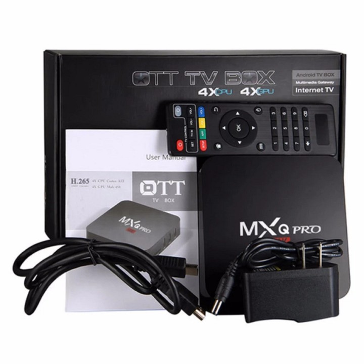 
                        Tivi TV Box Truyền hình bóng đá (Chip xịn S905W) 4K - MXQ Pro 2G+16G Bản mới Tích hợp FPT Play
                    