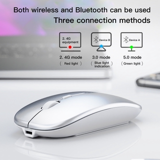 Wireless Mouse Computer Bluetooth Mouse Rechargeable Ergonomic Mouse USB Optical Mice For Macbook Laptop PC