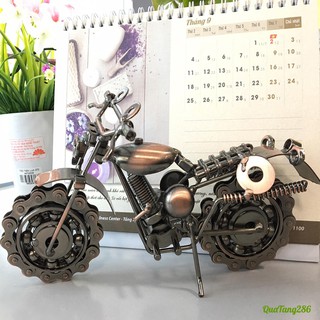 [Free ship] Quà lưu niệm - Xe máy mô hình chế tác thủ công bằng sắt M1