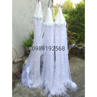 Lưới đánh cá 3 lớp then 3 cao 1,2m dài 50m làm bằng sợi dù thái